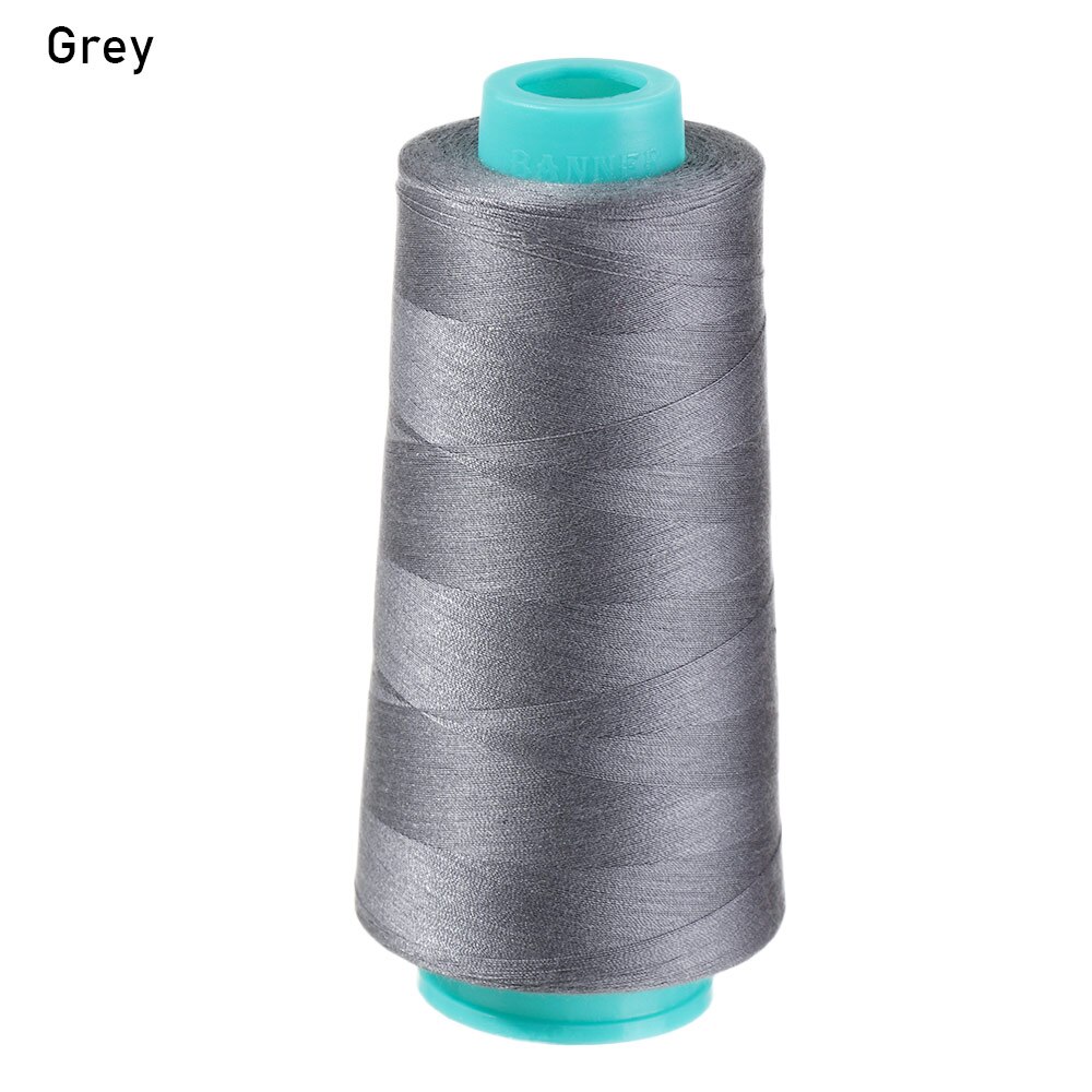 1Roll 3000Yards Polyester Sewing Thread 402 Embroidery Sewing Machine Threads High Speed Copy Line Clothing Sewing Accessory: grey