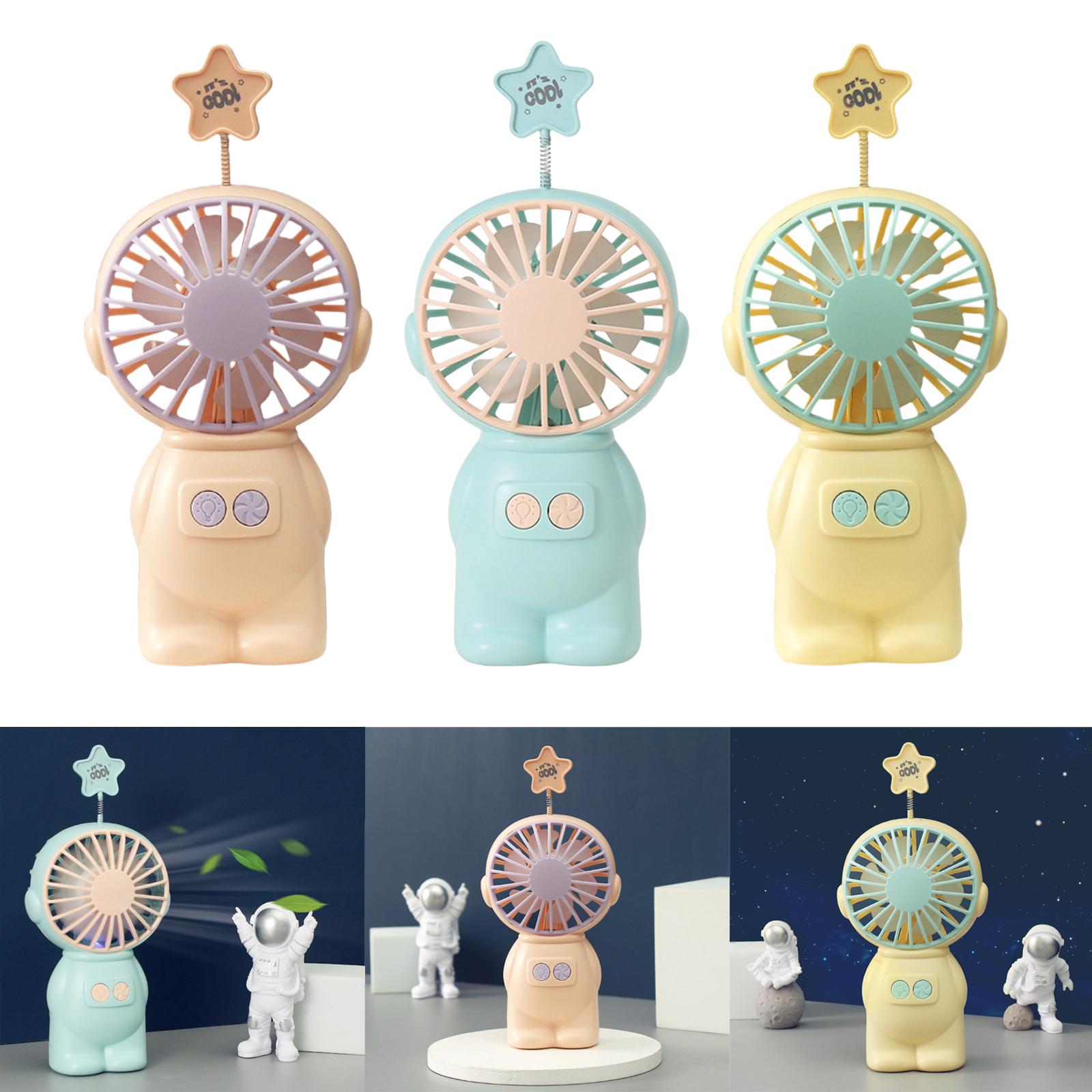 Usb Oplaadbare Ventilator Met 400Mah Batterij Operated Persoonlijke Bureau Fan Draagbare Handheld Fan Voor Travel Office Thuis Outdoor