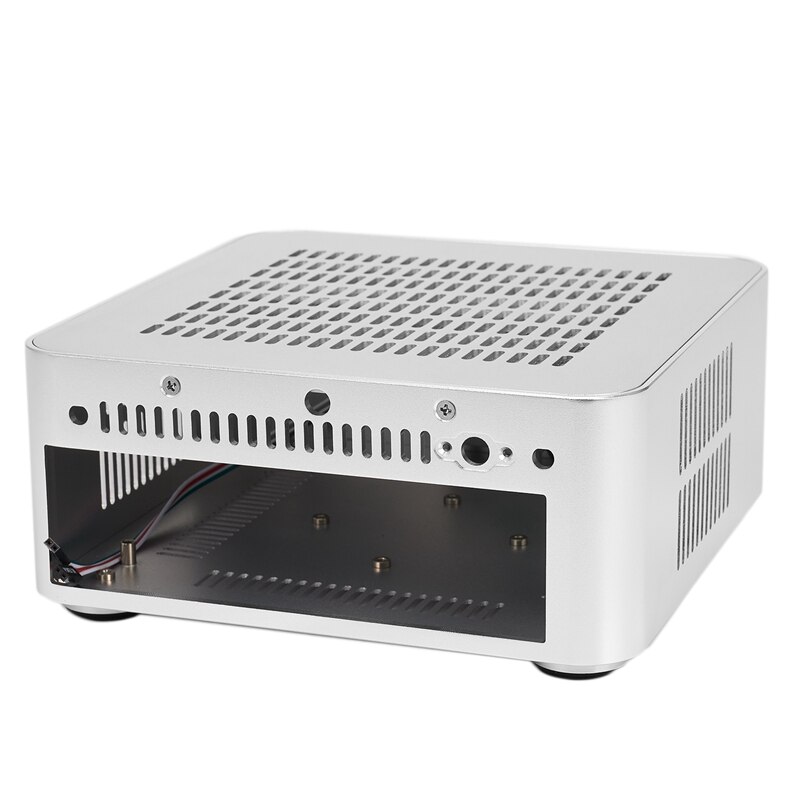 L80S Computer Cases Aluminum Chassis Desktop Mainframe with Usb 3.0 Port Hollow for Game Chassis Diy Mini Pc Itx Case