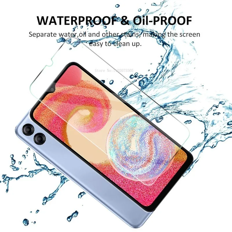 Protecteur d'écran pour Samsung Galaxy M04 M14 M54 M34 5G, 4 pièces, en verre trempé, M53 M33 M23 M13 4G M52 M32 M12