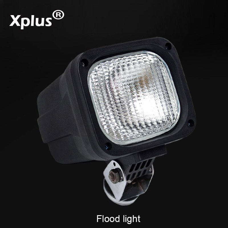 Xplus 4 tommer 55w 24v skjult xenon arbeidslys  ip67 bil xenon lampe hid offroad pære 6000k 12v spot/flomstråle kjøretåkelys: Flomlys / 12v 55w