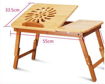 china Computer Desk meihaojia cherry bamboo home laptop table bed folding tables desk