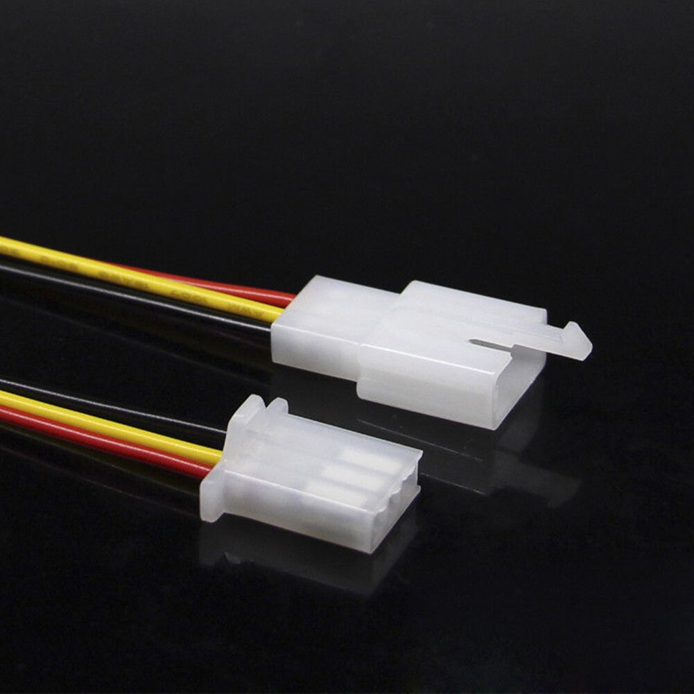 Car Motorcycle Male Female With Wire Practical Cable Docking Durable Connector Plug Socket: 3-PIN