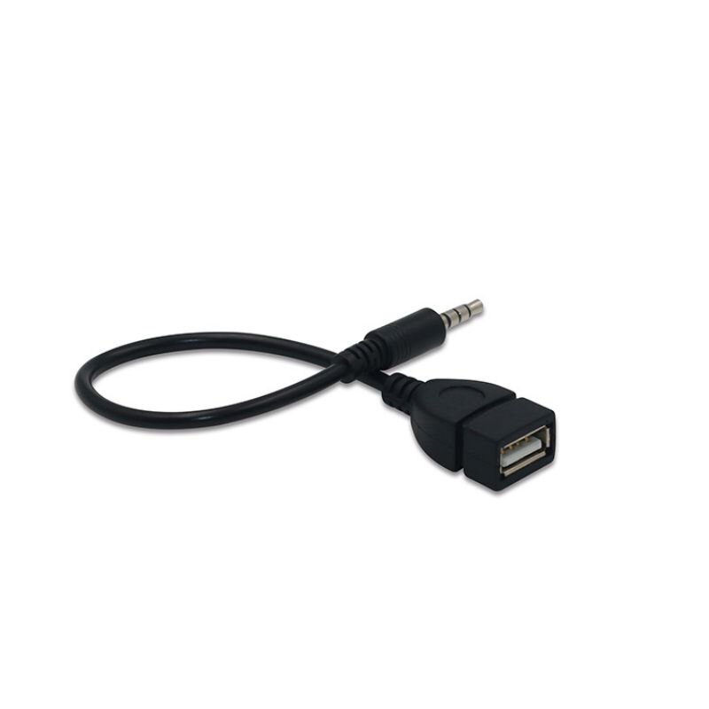 Auto Aux Audio Kabel Naar Usb Car Audio Kabel Otg Auto Elektronica Voor Muziek Car Audio Kabel Converter Adapter Kabel voor Auto 'S