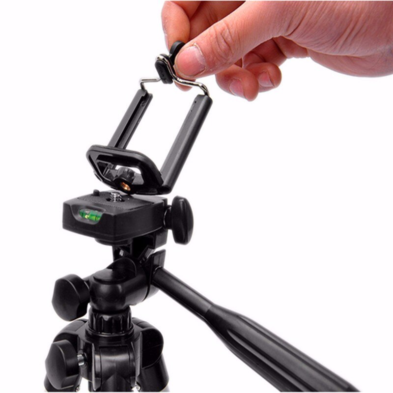 Universal Mobile Phone Tripod + Holder 35-103cm Portable Tripod 4 Sections For Telescopic Camera Tripod Stand For iPhone 8 X