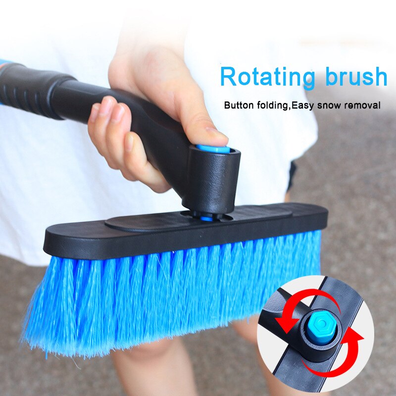 Car Snow Ice Scraper ABS Vehicle Anti-cracking Snow Brush Shovel Removal Brush Winter Tools 3 Colors Available