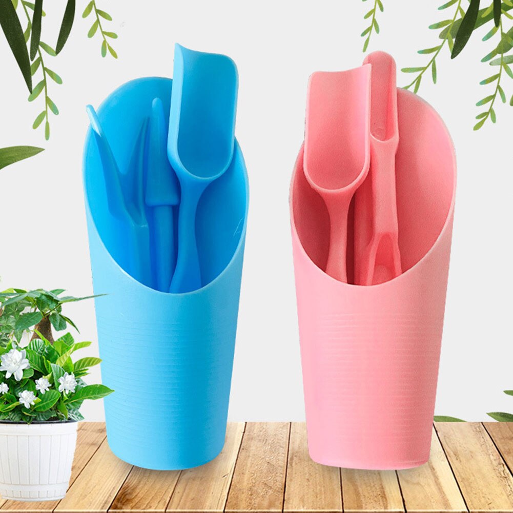 4pcs Home Mini Digging Succulent Planting Transplanting Sowing Garden Planter Kit Watering Lightweight DIY Tool Drilling Device