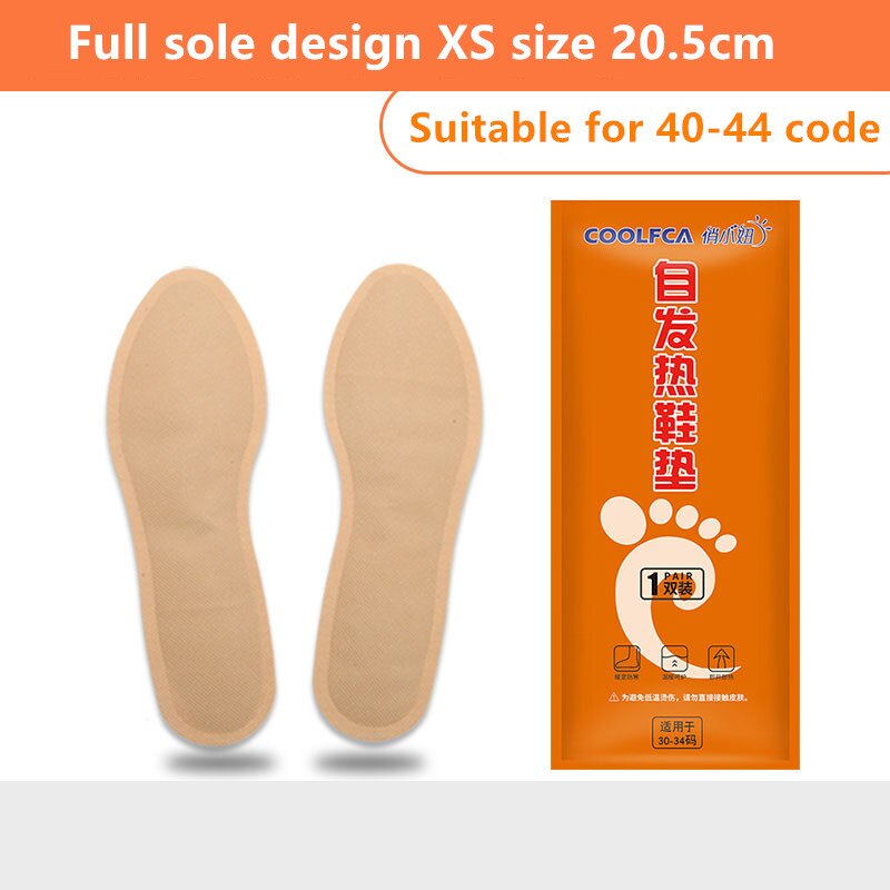 5/10 Winter Self-heating Insoles Boots Foot Warmer Heating Pads No Need For Electric In: XS size 5 pairs