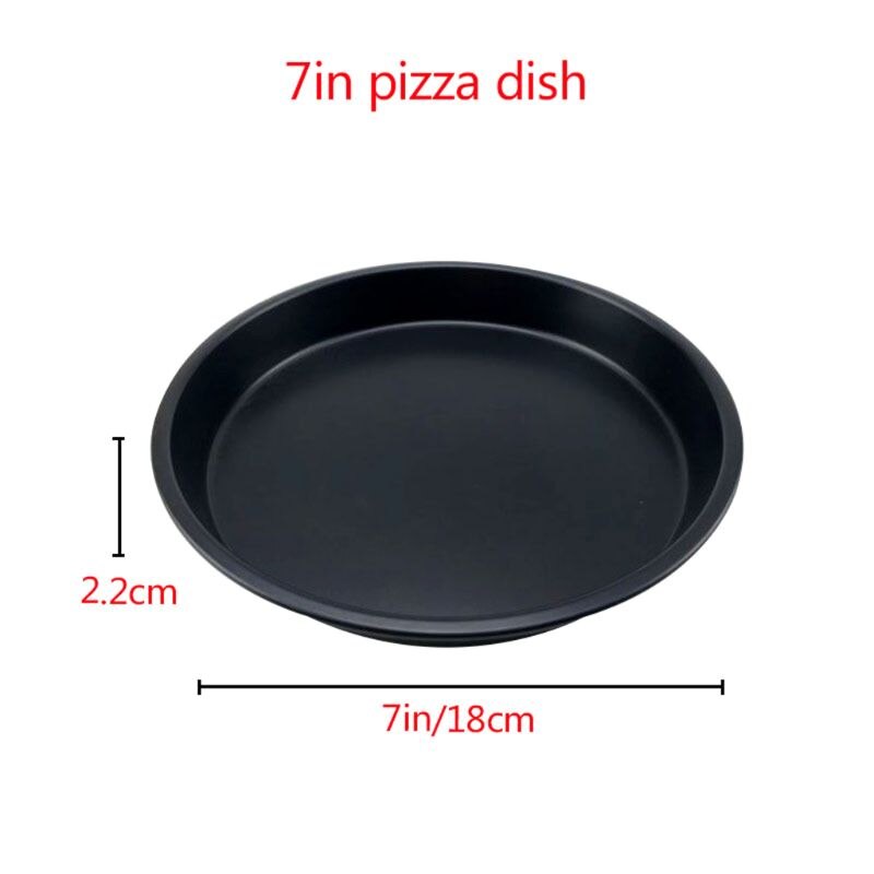 6 Stks/set 7 Inch Pizza Pan Air Friteuse Accessoires Bakken Grill Rack Cake Vat