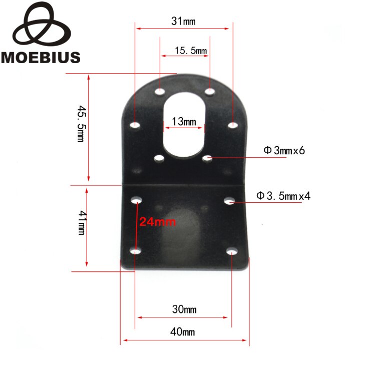 37Mm Reducer Motor Mount 37 Motor Beugel Diy Robot Auto Onderdelen Dc Micro Motor Mount Voor Arduino