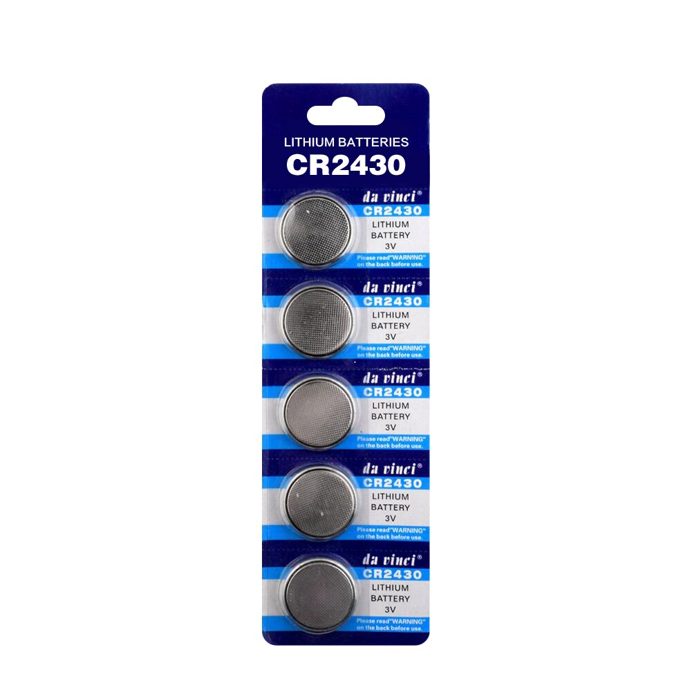 10Pcs CR2430 Button Battery 3V DL2430 BR2430 ECR2430 KL2430 KCR2430 L20 Coin Cells Lithium Batteries For Toy Electronic Scale