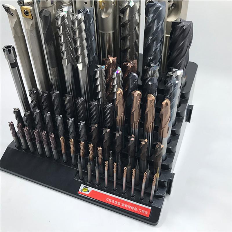 1 pc Bohrer Lagerung Box Fräser Multifunktionale Platzsparend Bohrer Finishing Halter Organizer Fall Box für CNC teil verwenden