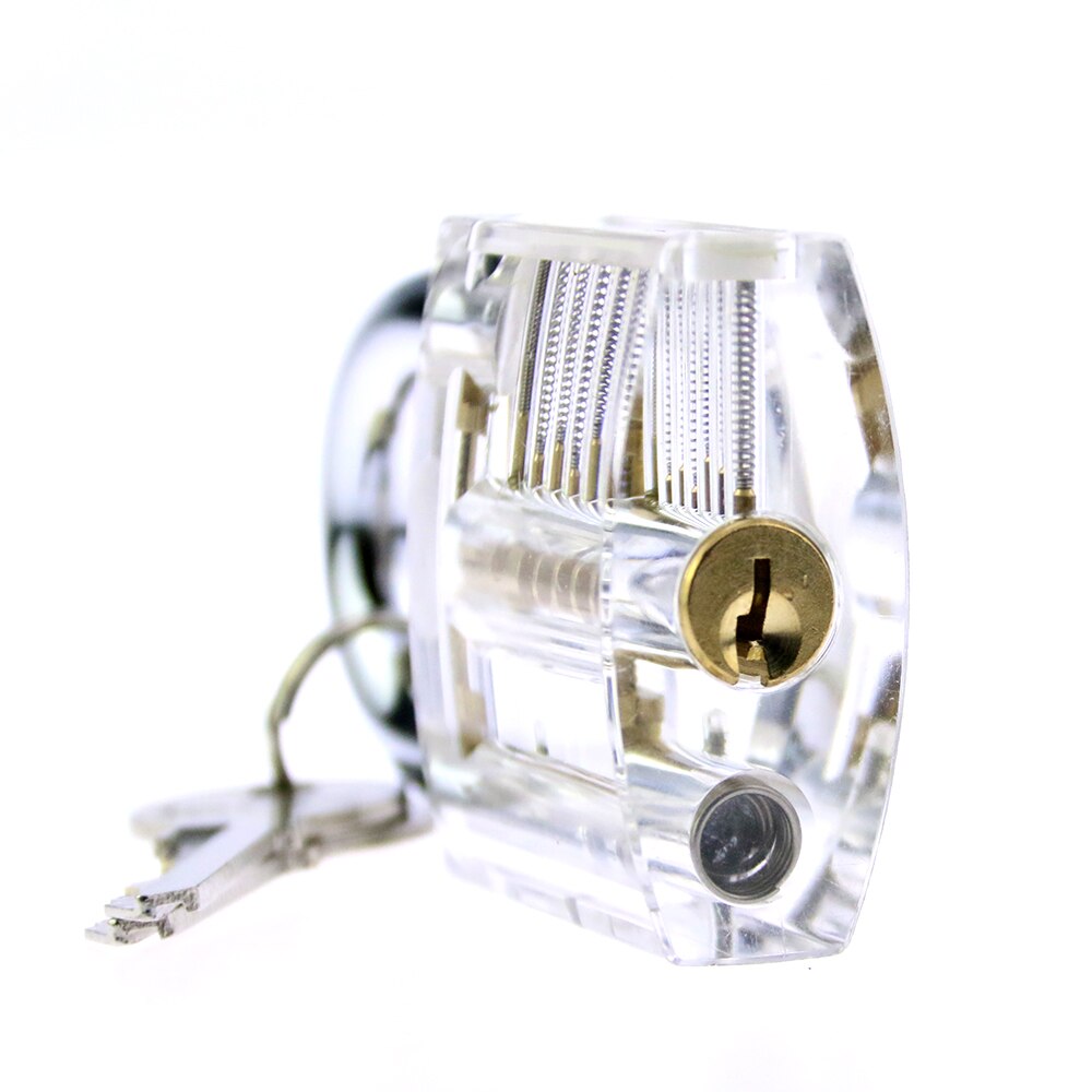 Locksmith Training Lock Set 7pcs Transparent Lock for LockPick Practice for Beginner