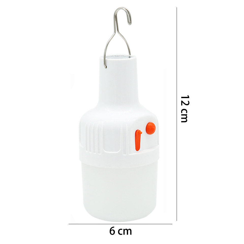 Portable Camping led Light Bulb Rechargeable Emergency Lights LED Battery Tent Solar Outdoor Lantern Lighting for Patio Garden