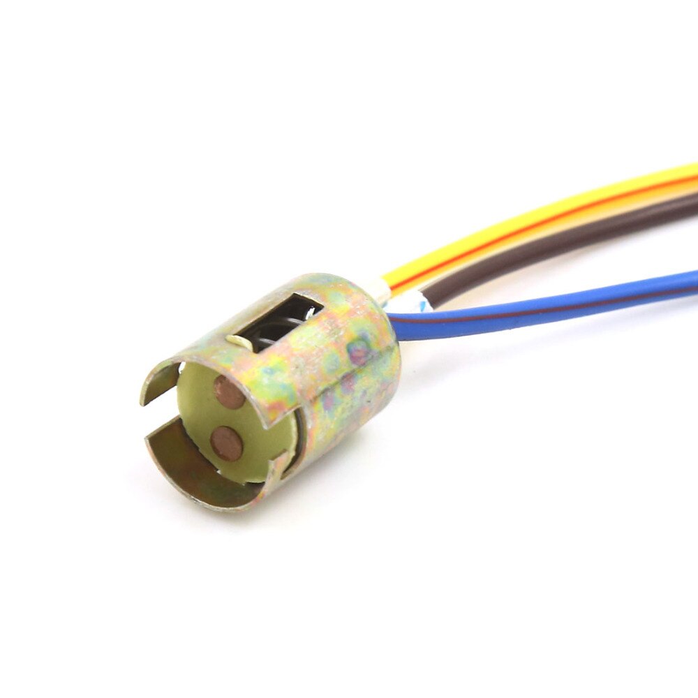 X Autohaux 2/3/4/6Pcs 3 Draden 1157 Bulb Socket Connector Brake Richtingaanwijzer harness Led Lamp Adapter Extension Holder