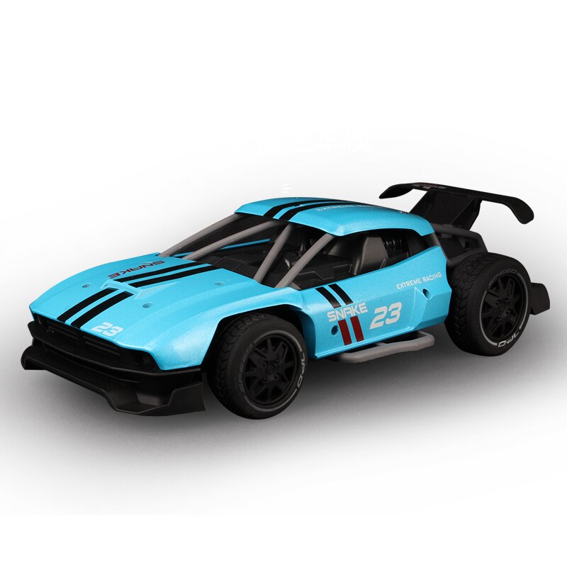 Electronic Mini RC Car 4 Channel 2.4G 360 Degree Rotating 1:20 Remote Control Vehicle 15 Km/h Alloy Racing Speed Car Toys: YK41-SL-3357-2-Blue