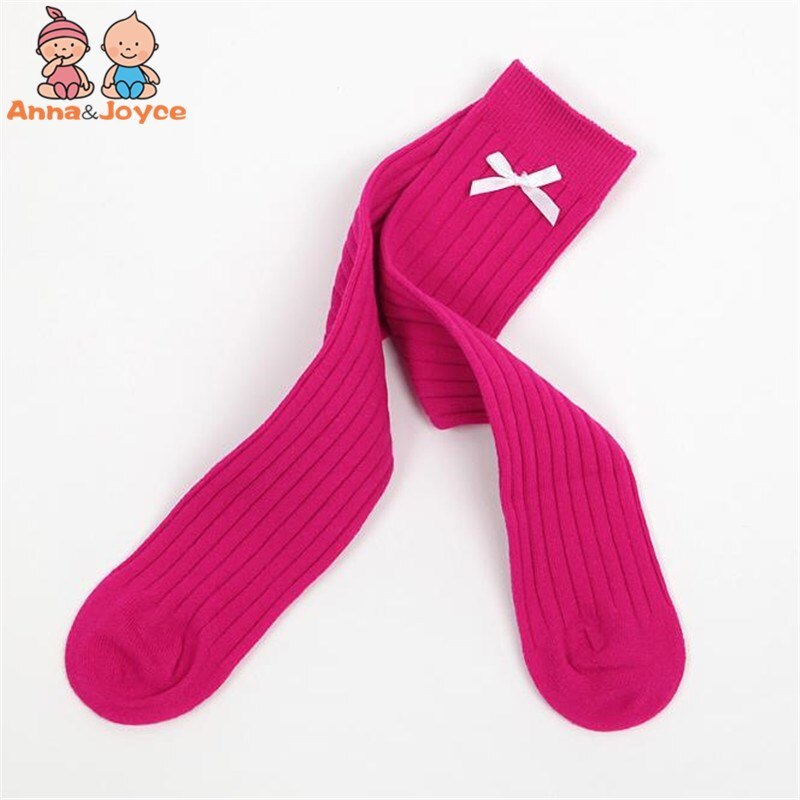 Bambino Calze E Autoreggenti Autunno Inverno Calze E Autoreggenti Bowknot Del Bambino di 6 Colori Calze E Autoreggenti Caldo Infantile Ginocchio Calzini E Calzettoni Leggings per le Ragazze 1-3Y
