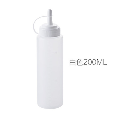 Vanzlife plast squeeze sås flaska hem ketchup sallad squeeze flaska krydda flaska sås honung sylt juice tips flaska: 200ml