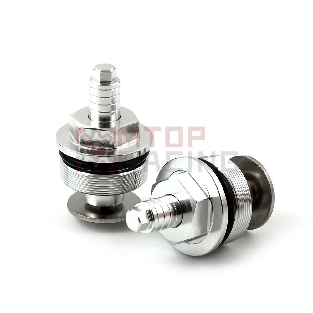 Preload Fork Caps For Yamaha FZX250 ZEAL SRV250 TDR125 38mm Hexagonal Adjustable Fork Bolts Black Silver Blue