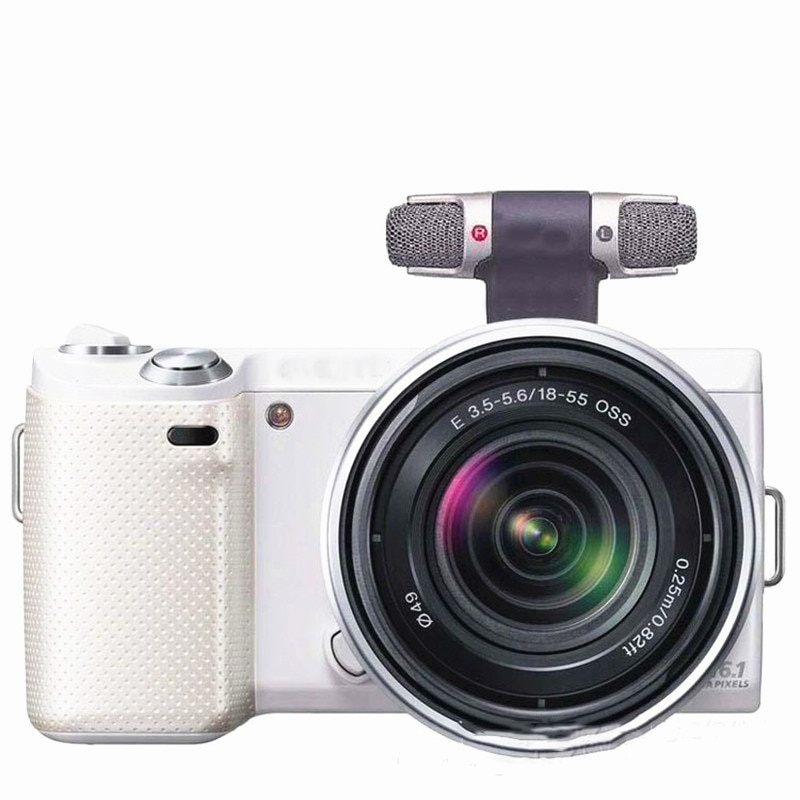 Portable Wireless Microphone Stereo Mic 3/4 Pin 3.5mm Jack for Laptop Recording Studio Interview Smartphone for IPhone Android