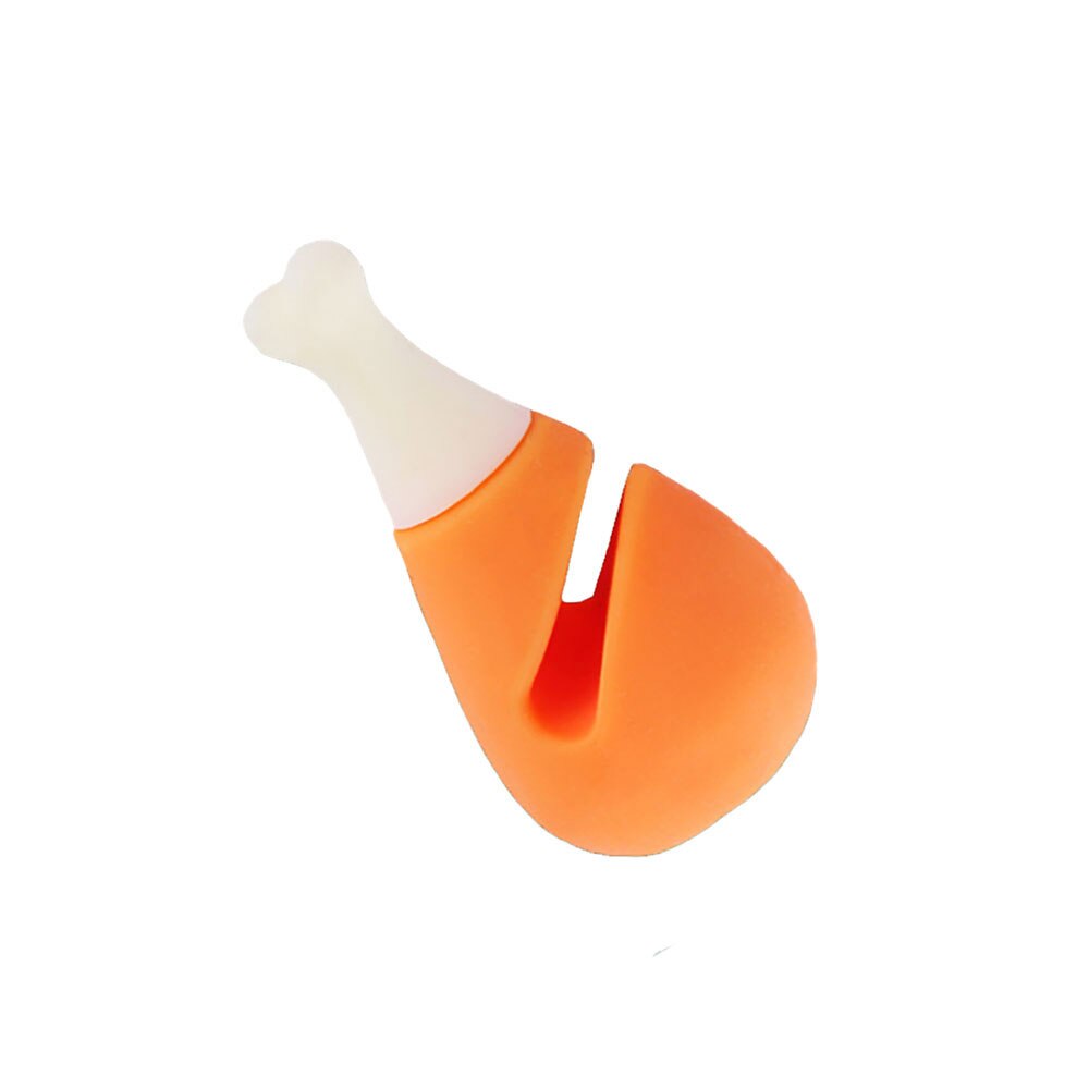 Silicone World 1PC Spill-proof Lid Lifter For Soup Pot Lid Stand Silicone Heat Resistant Holder Keep The Lid Open Kitchen Tools: Red