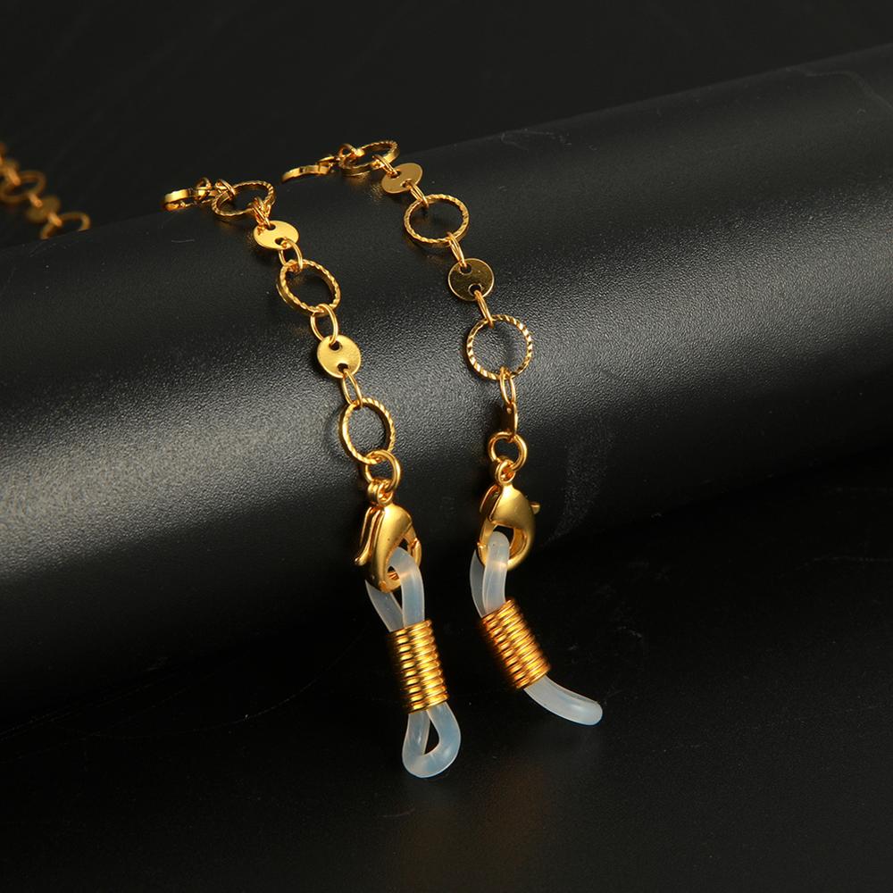 Skyrim Hollow Cirkel Glazen Kettingen Lanyards Anti-Slip Lezen Brillen Strap Touw Eyewear Cord Houder Zonnebril Keten Vrouwen