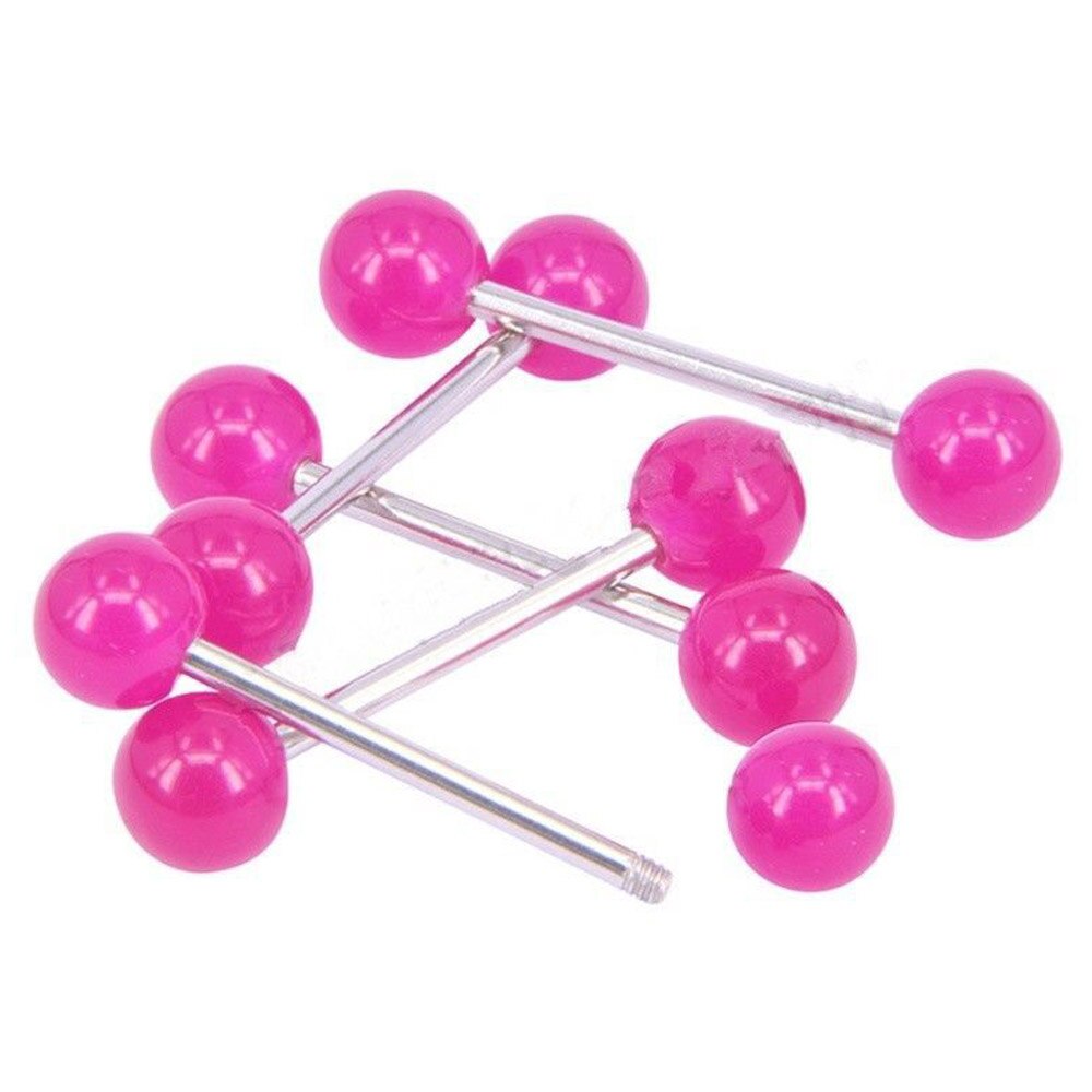 Tongue Piercing 5pcs/lot Barbell Bars Rings Luminous Punk Helix Body Jewelry For Women Accessories Sexy Jewelry