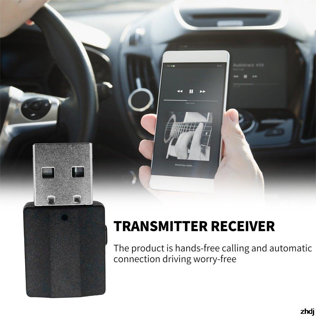 Bluetooth-kompatibler sender, auto-musikempfänger, 3.5mm- klinken-aux-autoadapter, freisprecheinrichtung, bluetooth-kompatibler empfänger