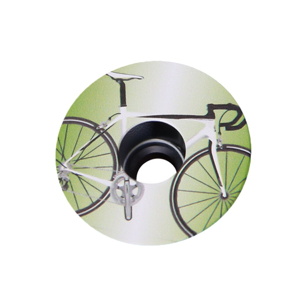 Fietskom afdekking draadloze vorkbuis headset dop fiets stuurpen top dop fiets stuurpen accessoires: B