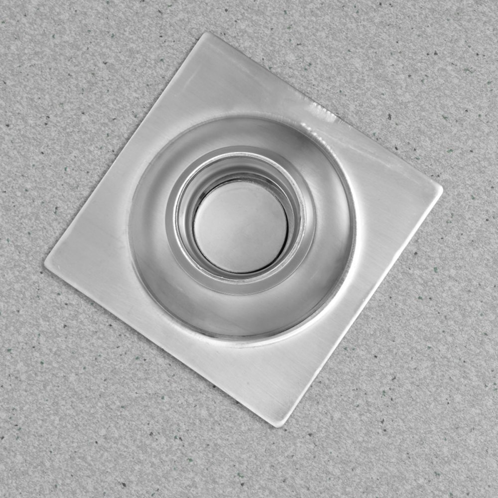 Bathroom Drain Cover Durable Stainless Steel Shower Drain Cap with Lid for Floor Laundry Kitchen Bathroom(Compatible wit: Default Title