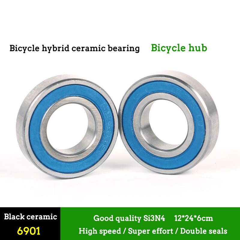 1pair High Speed Bike Bicycle Hub Hybrid Ceramic Bearing For MTB Mountain Bike Road cycling For Bike Hubs: 6901