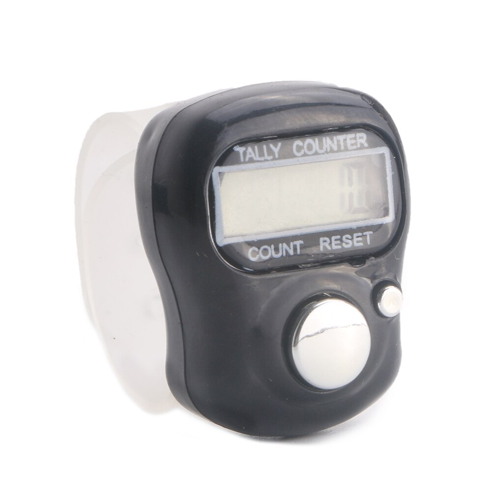 Mini 5-Digit LCD Electronic Digital Golf Finger Hand Held Ring Tally Row Counter