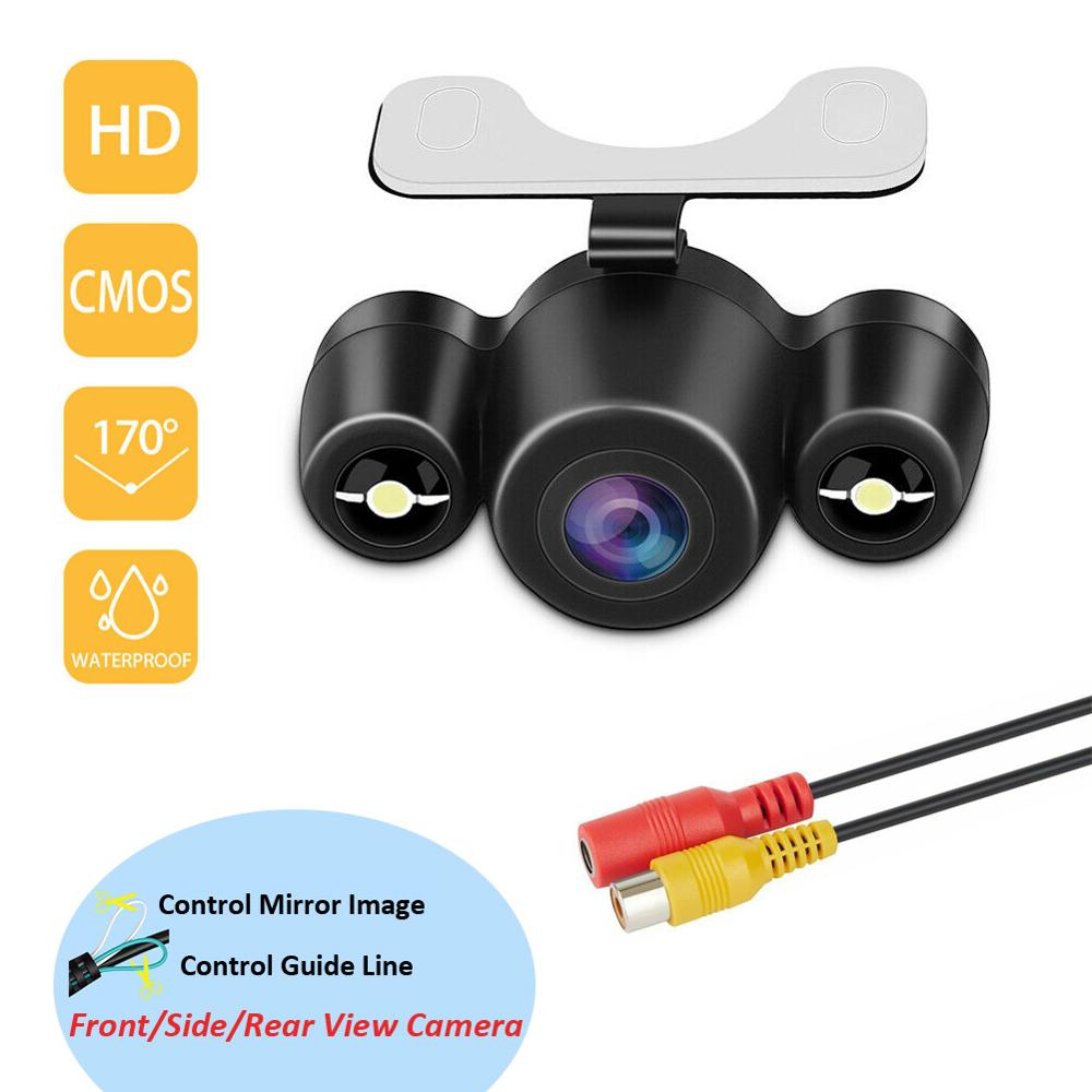 YuanTing-caméra de recul HD 8, étanche, avec Vision nocturne LED, caméra de recul, grand Angle, étanche, adapté pour voitures, écran sans fil 12V: C1003