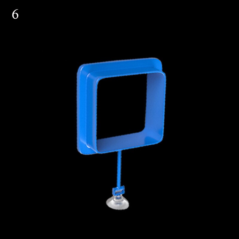 Fish Feeding Aquarium Fish Tank Ring Feeder Station Floating Food Water Plant Circle 1pcs Feeding Ring Aquarium Fish Feeder: 6