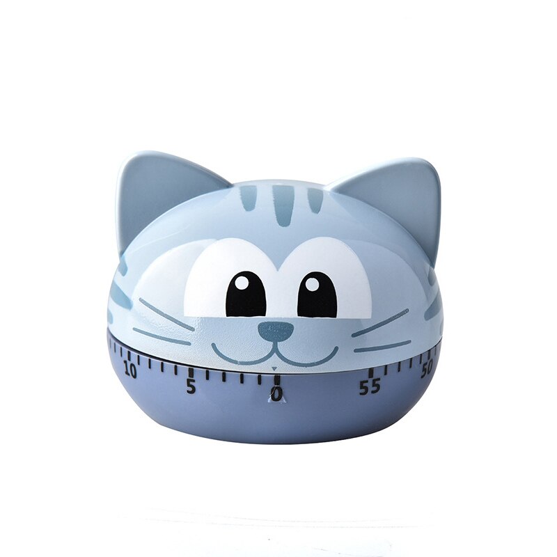 Mechanische Kookwekker Leuke Countdown Timer Mini Multifunctionele Wekker Voor Koken Ei Keuken Gadget: cat