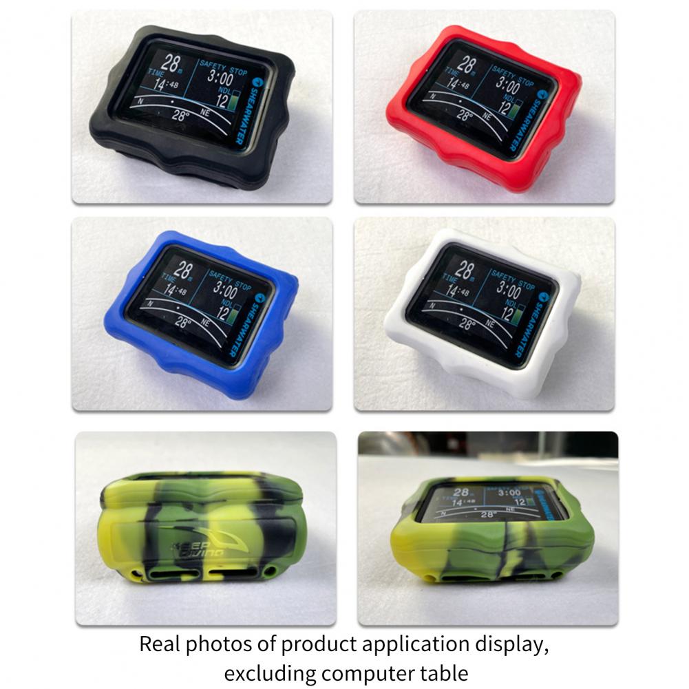 Funda de silicona de textura suave, funda protectora Flexible anticaída para ordenador de buceo, para Shearwater Perdix