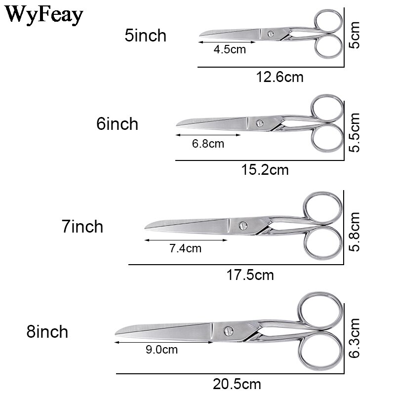 Tijeras de costura para ropa, tijeras de sastre para cortar hojas afiladas, tijeras de costura para tela bordada, tijeras de costura