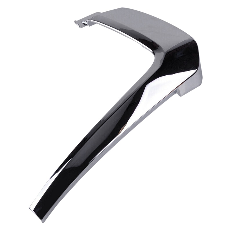 2 Pcs Chrome Front Bumper Cover Trim Decoration Strips for Mitsubishi Outlander 6407A145, Left & Right