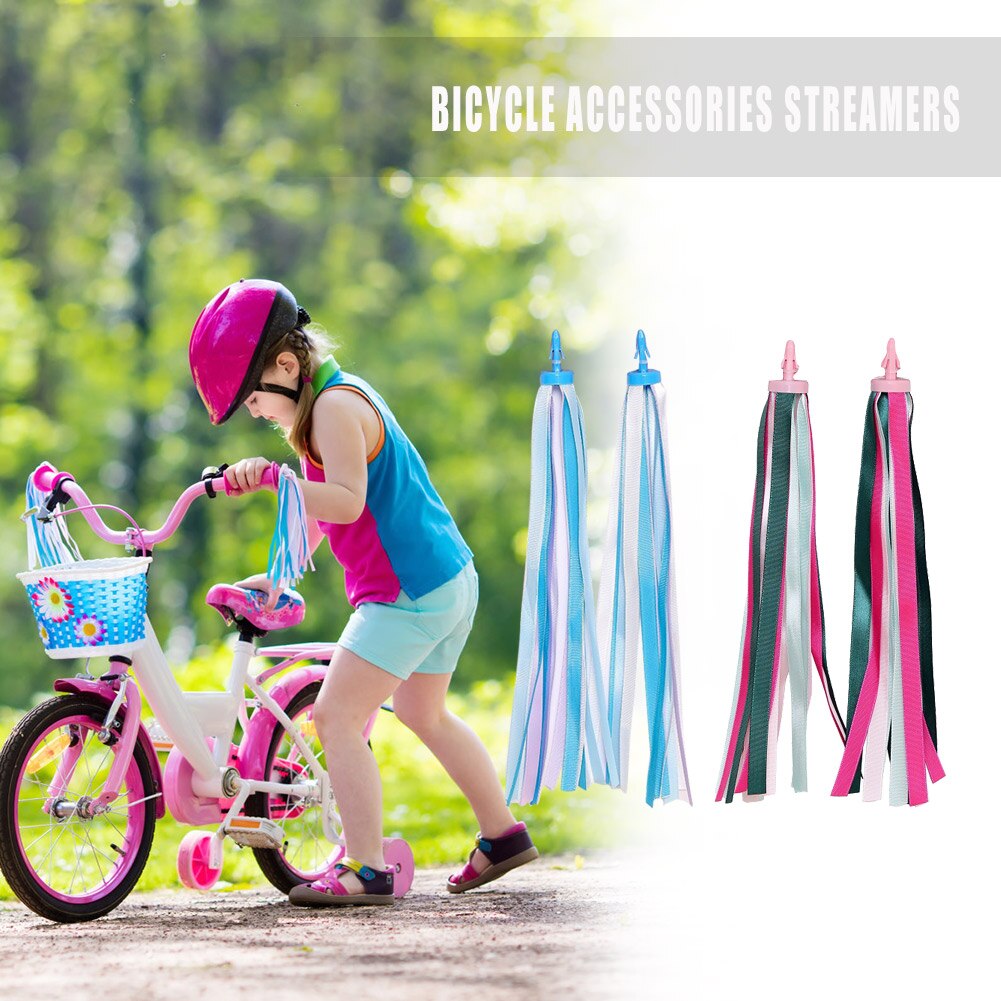 2Pcs Colorful Handlebars Streamers Scooter Bike St... Grandado