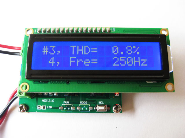 Harmonic distortion analyzer AC power harmonic analyzer 10Hz ~ 1kHz DistortionAnalyer