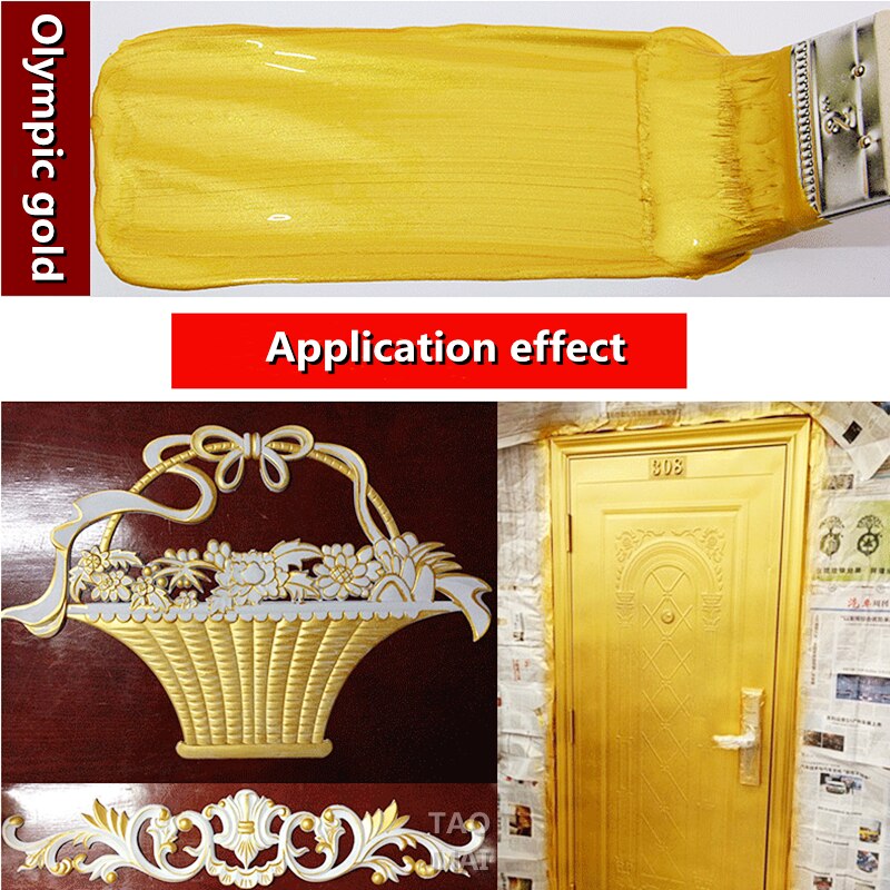 Water-based Gold Leaf Paint, Safe and Tasteless Gold Paint, Plaque Decoration, Gold Paint 100g/350g/1kg