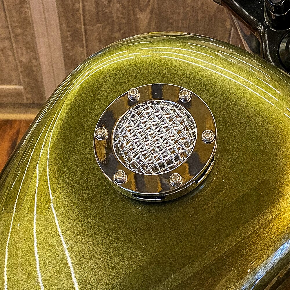 Aluminium Motorfiets Brandstoftank Gas Cap Olie Cover Voor Harley Road King Softail Sportster XL1200 883 Touring