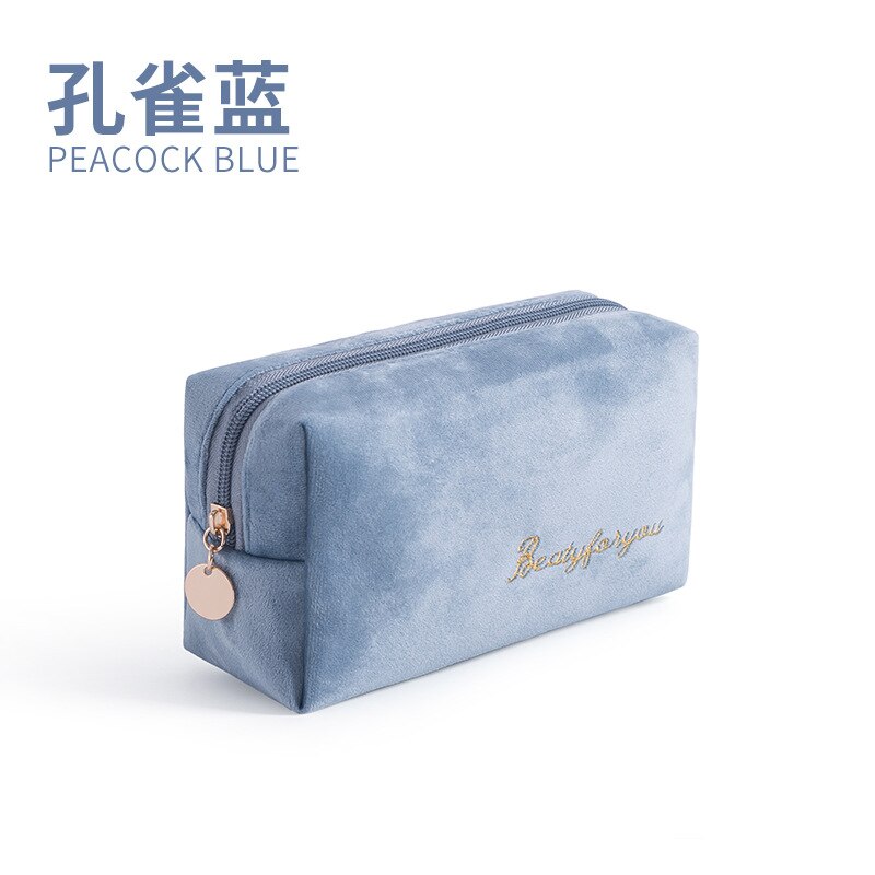 XZP multifonction voyage cosmétique sac femmes maquillage sacs articles de toilette organisateur couleur unie femme rangement trousse à maquillage nécessaires
