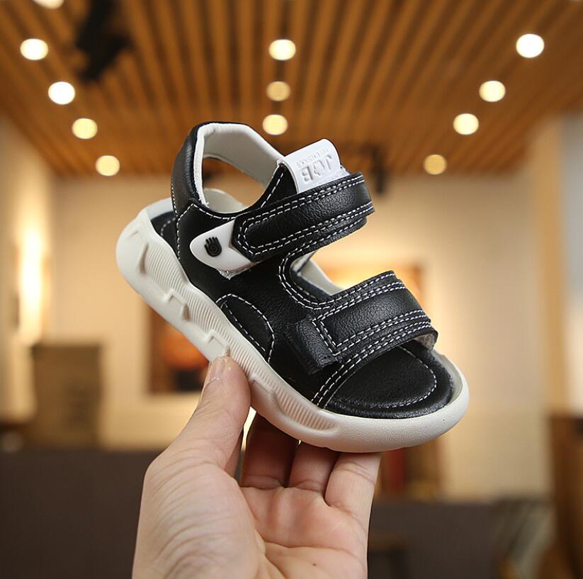 Garçons marques d'été sandales enfants semelle souple sandales de plage 2-14 ans anti-dérapant confortable mignon chaussures de Sport enfants chaussures en cuir
