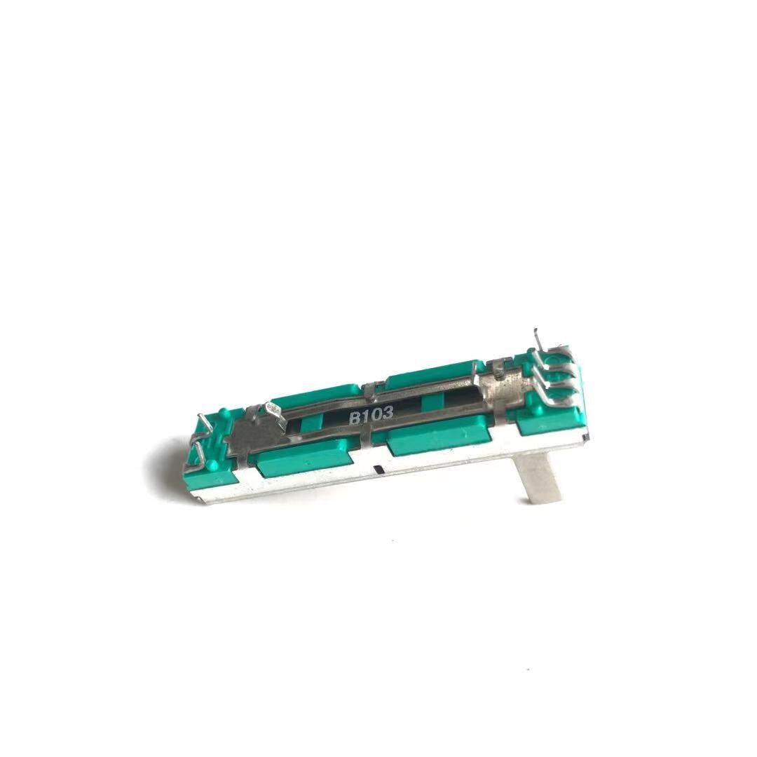 3 Stks/partij 426 45Mm 4.5Cm Reizen 30Mm Mixer Volume Slider Fader Dubbele Potentiometer B10K B10KX2 B103