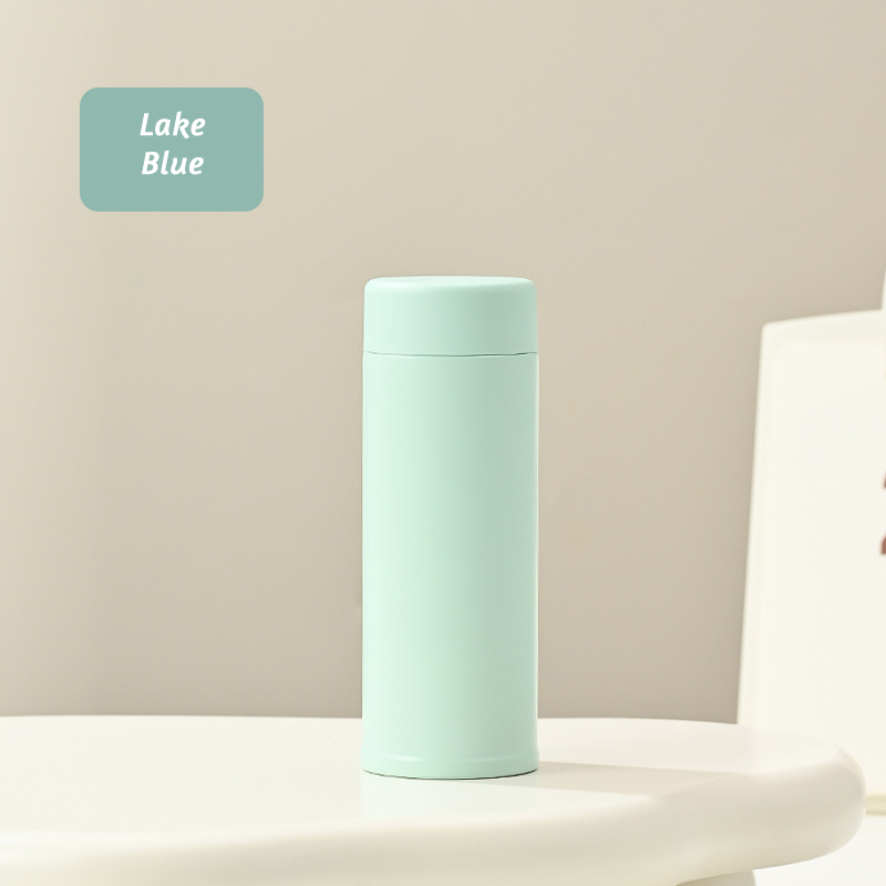 Vaso de aislamiento térmico al vacío portátil de acero inoxidable 316 grueso de pequeña capacidad de 120/150/180ml, termo, taza de bolsillo: Rosa / 101-200 ml