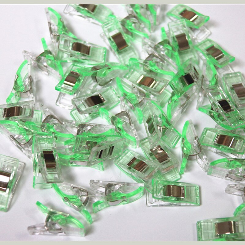 NäHenne Clips Kunststoff Schellen Quilten basteln Häkeln betroffen Sicherheit Clips Verschiedene Farben Bindung Clips Papier 20/50Stck