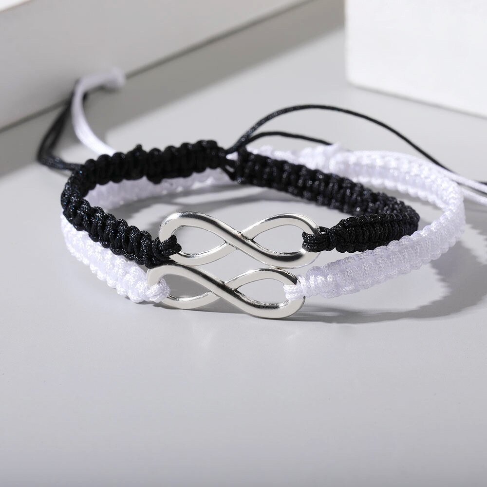 Heißer 8-charakter Glück Armbinde für Frauen Männer Hand-gewebte Armbänder für Paare Freundinnen Schmuck armbänder