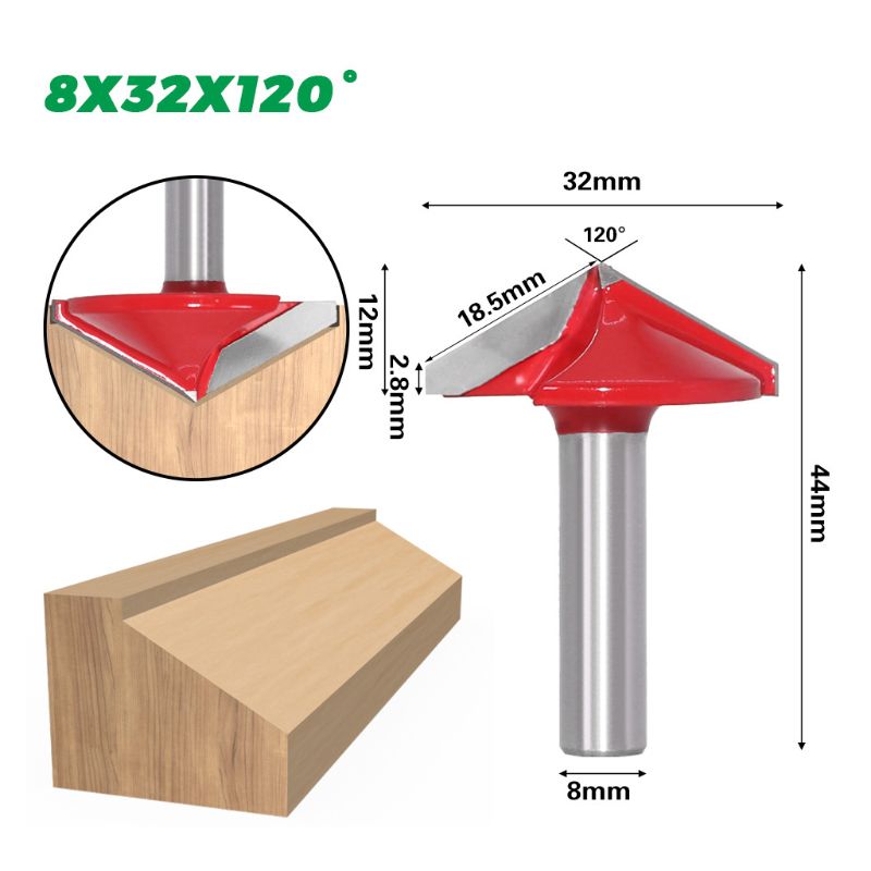 8mm skaft v rille 3d fræser bits cnc massiv hårdmetal ende fræser 60 90 120 150 graders træbearbejdning fræsning: 7