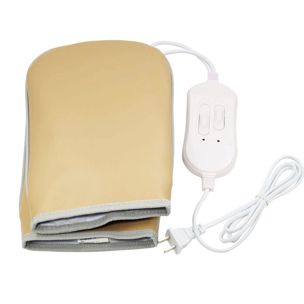 Dispositivo de masaje de mano infrarrojo lejano po guantes de spa de masaje de vibración calentados por infrarrojos US EU UK plug
